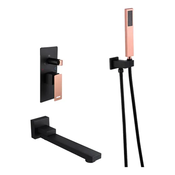 Onemtb Grifo Bañera Montado Pared Ducha Mano Una Sola Manija