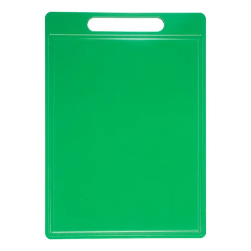 Tábua Placa De Corte Profissional Polietileno Canal 25x35cm Cor Verde