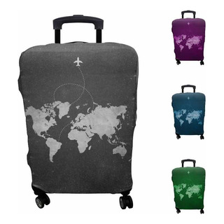 Capa ElĂĄstica Protetora De Mala Para Viagem De Mapa- P(10kg) Capa ElĂĄstica Protetora De Mala Para Viagem De Mapa- P(10kg)