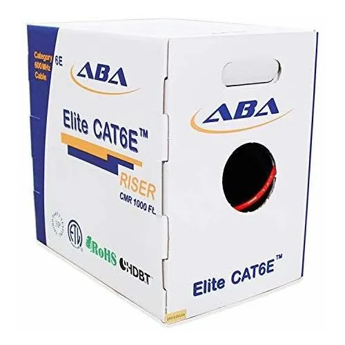 Cat6 Cmr Riser (cat6e) Cable Ethernet 1000ft, 24awg, Sk95p
