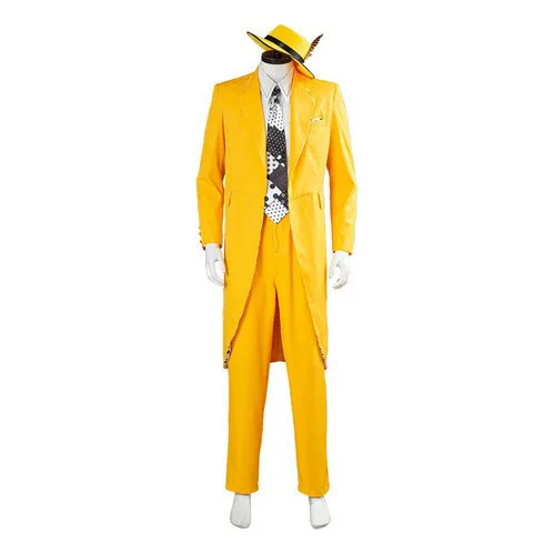 Conjunto De Ropa Unisex Con Máscara De Cosplay De Carrey Jim