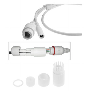 Conector De Cámara De Red Waterpr De 17,5 Mm De Diámetro Con Conector De Cámara De Red Waterpr De 17,5 Mm De Diámetro Con