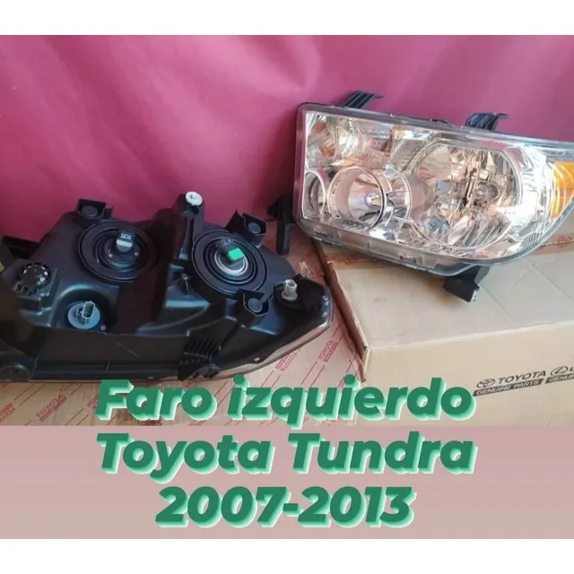 Faro  Izquierdo De Toyota Tundra Segovia 2007-2013 Original