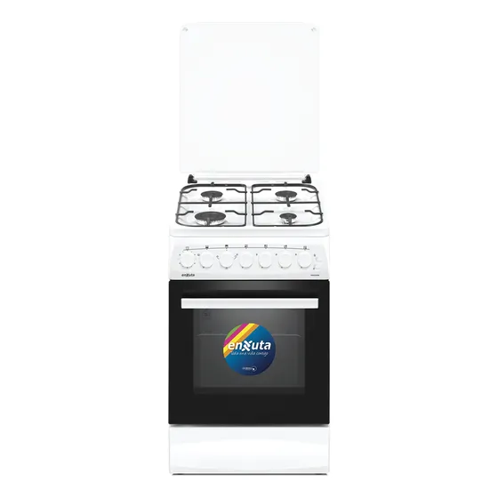 Cocina A Gas Enxuta Blanca Grill Electrico Cenx5542w Ehogar