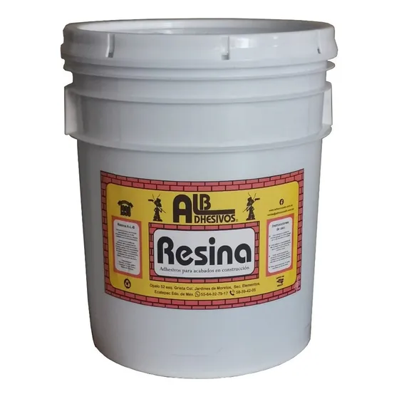 Resina, Cubeta De 19 Litros, Aditivo Para Concreto.