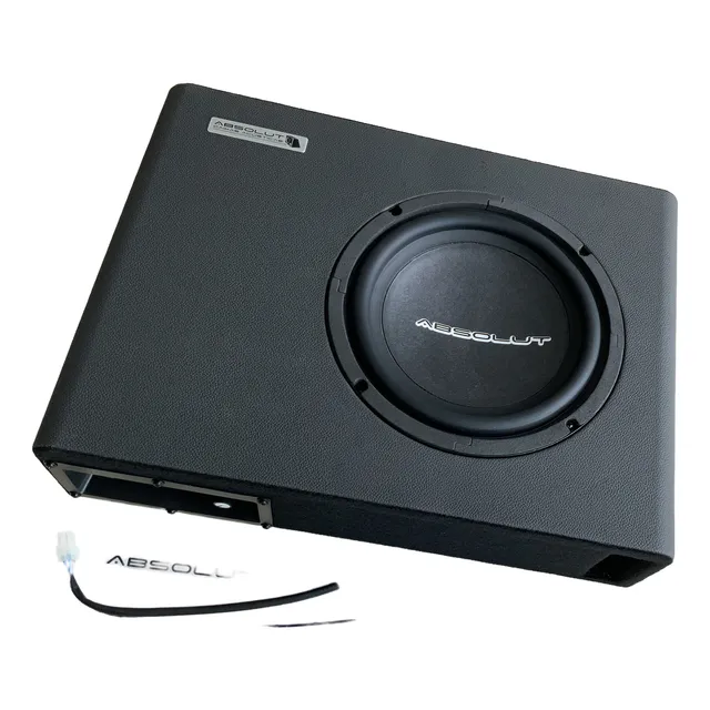 Caixa Som Amplificada Automotiva Slim Sub 8 Pol 200wrms