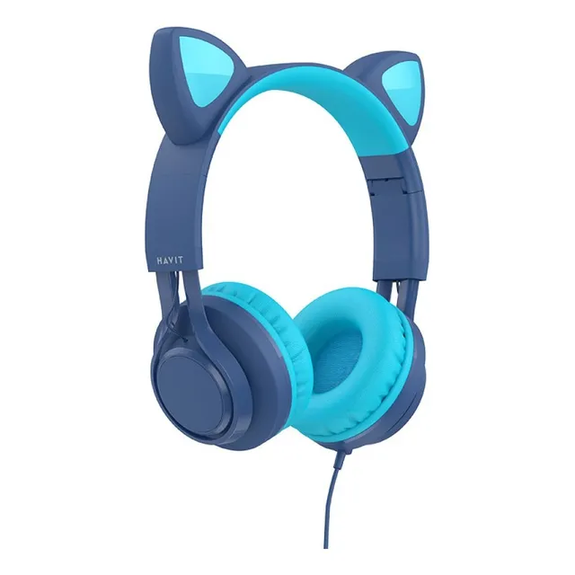 Auriculares Havit Con Orejas De Gato 