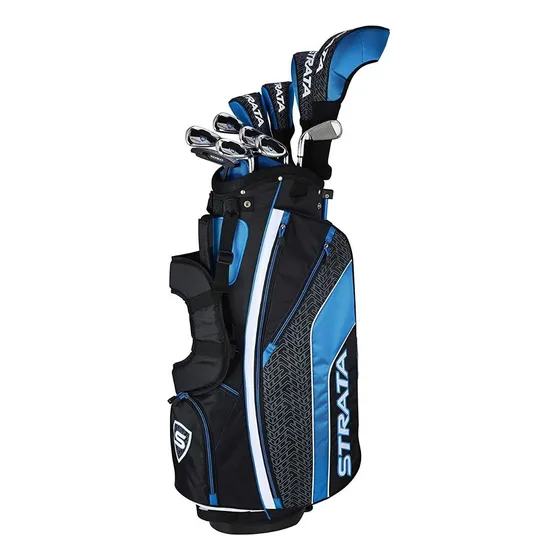 Set Palos Golf Callaway Strata Ultimate Hombre Color Negro C/azul