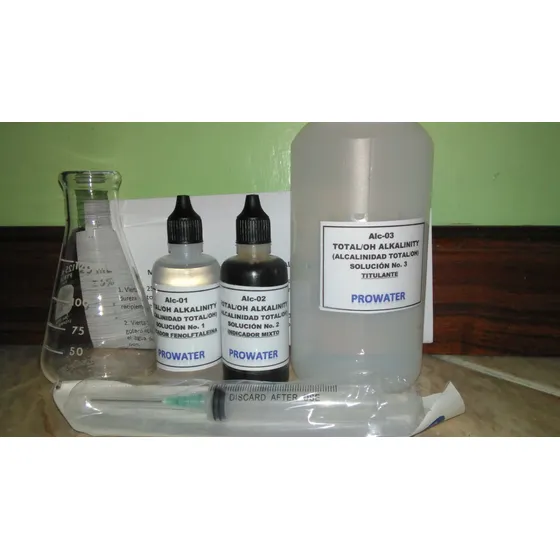 Kit De Análisis De Alcalinidad Total Y De O.h. 