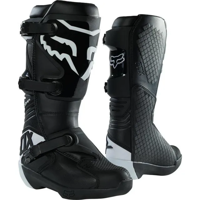 Botas Moto Mujer Comp Negro Fox