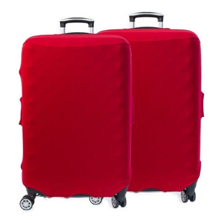 Capa Para Mala De Viagem /malha Neoprene Vermelha Kit Com 2 Capa Para Mala De Viagem /malha Neoprene Vermelha Kit Com 2