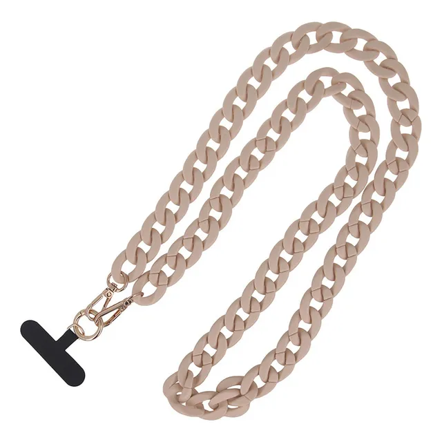 Cadena Strap Porta Celular De Lujo Adaptador Universal Cafe
