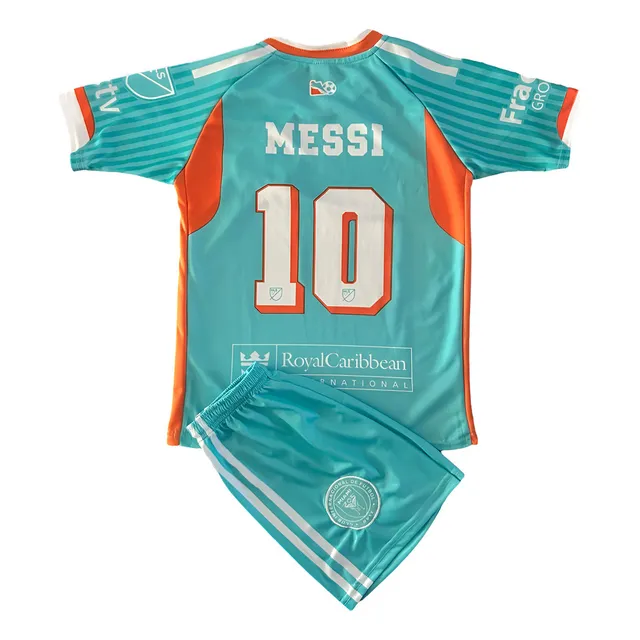 Conjunto Messi Inter Miami Infantil Niño Uniforme 2024 Ev