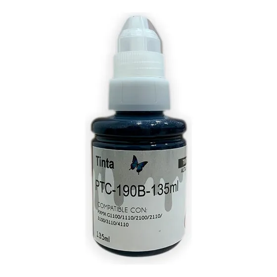 Tinta Compatible Con Gi 190b G1100 G2100 G3100 G4100 190