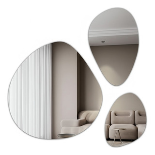 Set Espejos Modernos Elegante Decorativo Estilo Minimalista Set Espejos Modernos Elegante Decorativo Estilo Minimalista