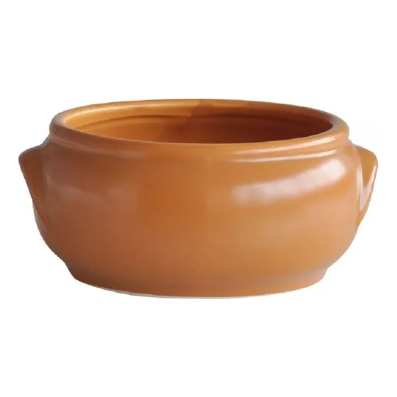 Cazuela Con Asas Cerámica Terracota