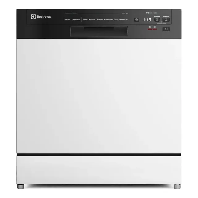 Lava-louça Electrolux 8 Serviços Branca Lava E Seca 50' Lb08 Cor Branco