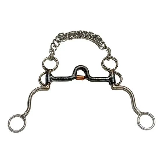 Freno Caballo Coscoja Cobre Pata S 17 Cm Acero Inoxidable 