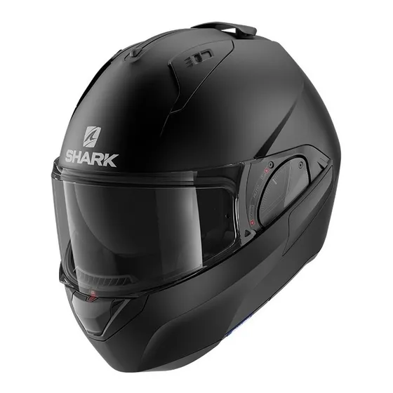 Capacete Shark Evo Es Blank Mat Kma Preto Fosco @@