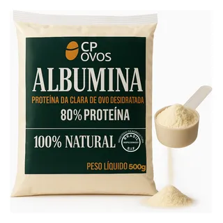 Albumina Cp Ovos 500g 80% ProteĂna Ganho De Massa Magra Regeneração Muscular Albumina Cp Ovos 500g 80% ProteĂna Ganho De Massa Magra Regeneração Muscular