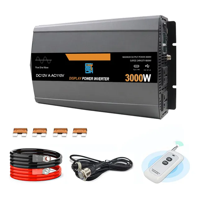 Inversor Solar Onda Sinusoidal Pura Mts-3kw 12v/110v 60hz