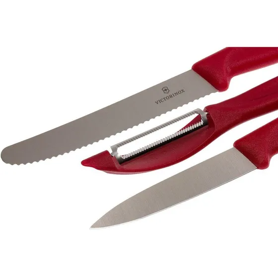 Juego D Cuchillos 2pzas. P/legum Y Pelador Victorinox 6.7111