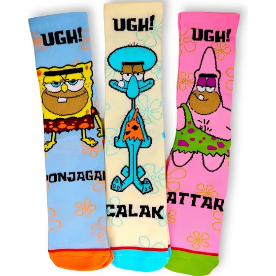 Bob Esponja Pré-histórico Lula Molusco Patrick Meias