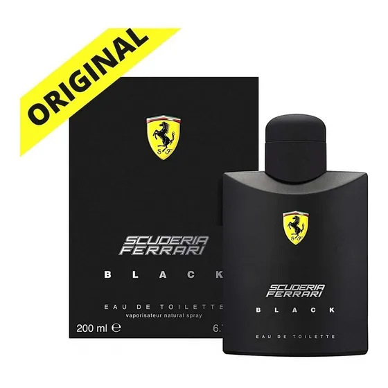 Ferrari Scuderia Black Original EDT 200ml para masculino