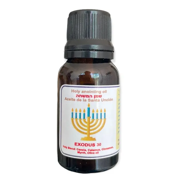 Aceite Unción Sagrada  Mezcla Cálamo Mirra Cassia Canela
