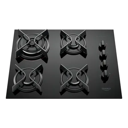 Cooktop Dako 4 Bocas A Gás Supreme Cor Preto 127/220v