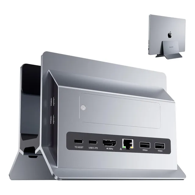 Docking Station Con Soporte De Acoplamiento Para Portatil
