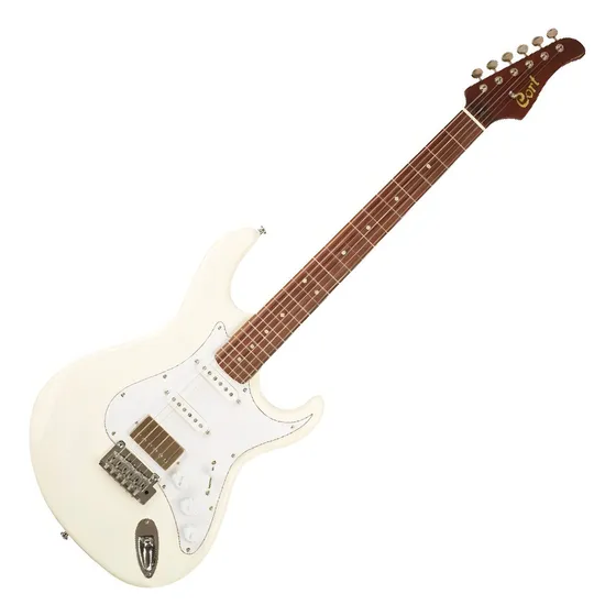 Guitarra elétrica Cort G Series G260CS de amieiro olympic white com diapasão de pau ferro