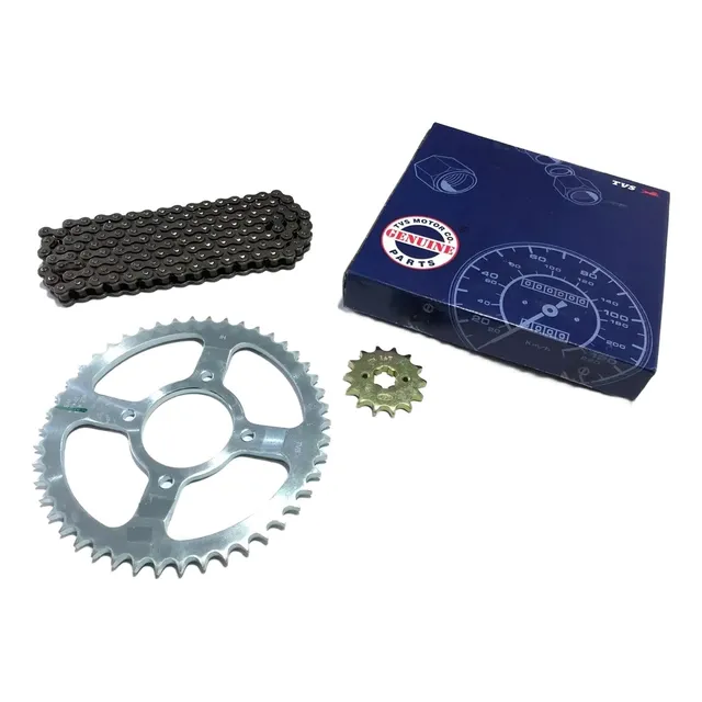 Kit Arrastre Tvs Apache 180 160 2v Cadena Original