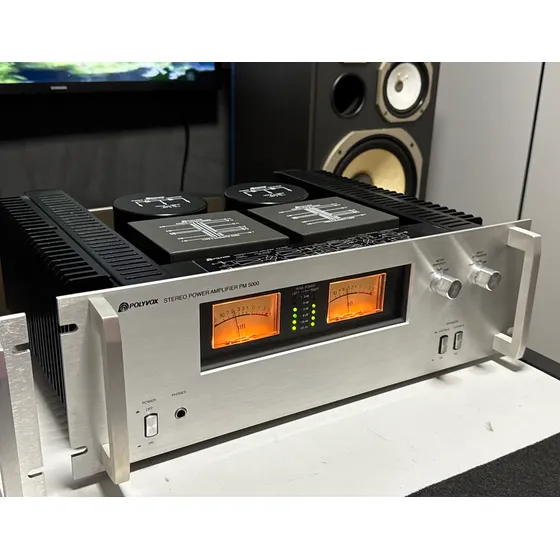 Amplificador Polyvox Pm-5000 ( 440 Watts Rms ) Prateado 440 W