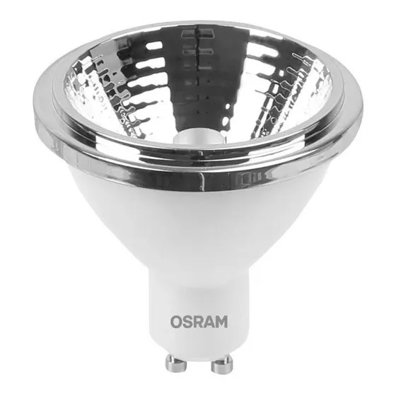 Lampada Led Ar70 24 3,3w 2700k 300lm Biv Gu10 Osram Cor da luz Branco-quente 127/220V