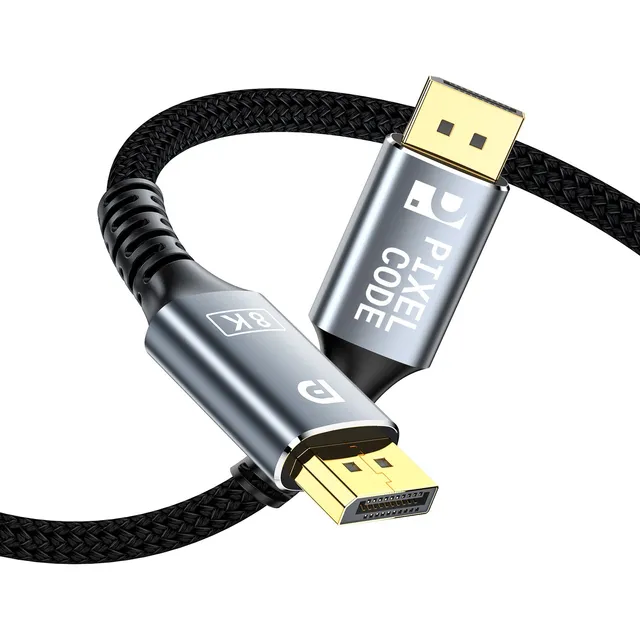 Cable Displayport 3m 8k 60hz 4k 144hz 2k 165hz 1080 360hz 