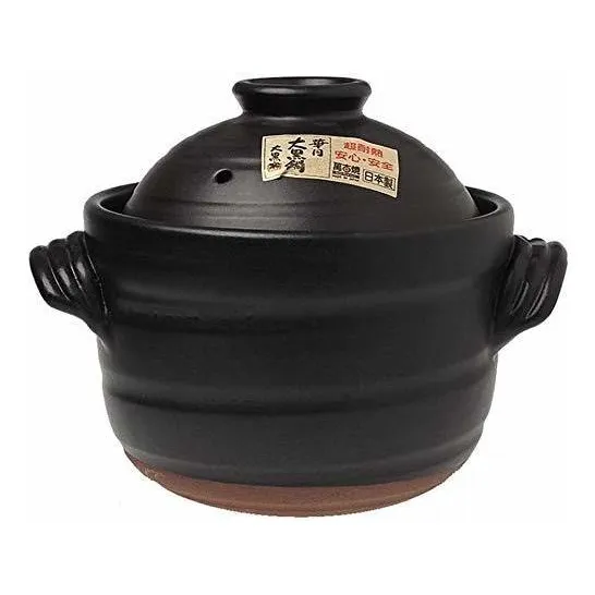 Olla Arcilla Para Cocinar Caliente Redonda Ceramica Tapa