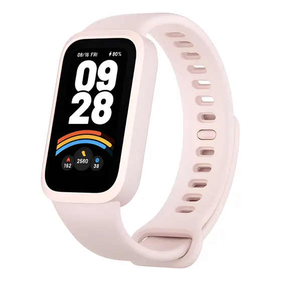 Xiaomi Series 9 Mi Band 9 Active Rosa Sport Lançamento Rosa Mesh