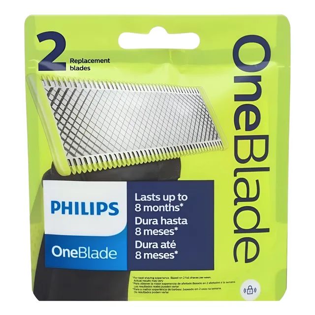 Repuesto De Cuchilla Philips Oneblade Pack 2 Uni Qp220
