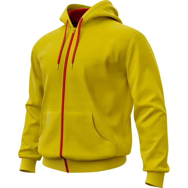 Hoodie Buso Buzo Hombre Cremallera Algodon Perchado 280 Grs