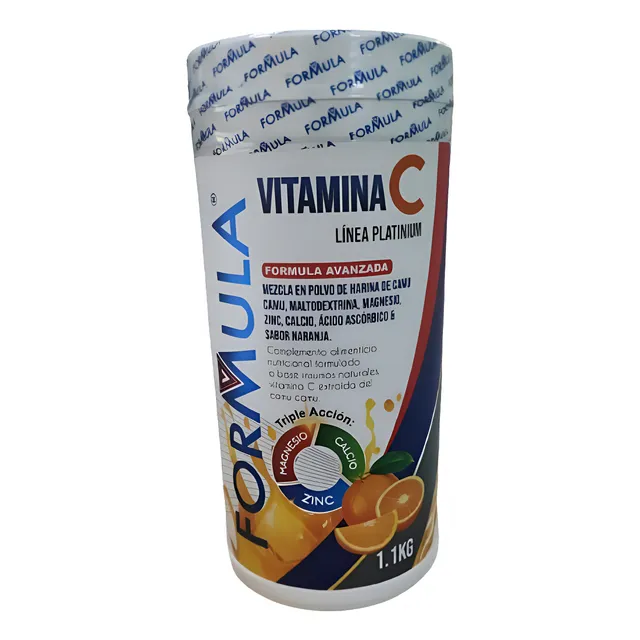 Vitamina C Ultra Con Camu Camu Calcio Zinc Mas En Polvo 1 Kg