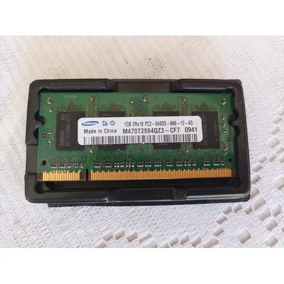 Memoria Ram 1 Gb Ddr2 2rx16 Pc2 6400s 666 12 A3 - Samsung