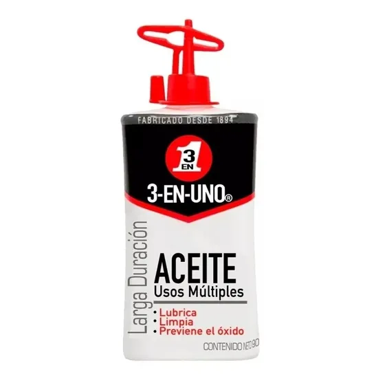 Aceite Mltiuso 3 En Uno 90 Ml Lubrica Limpia Previene Oxido