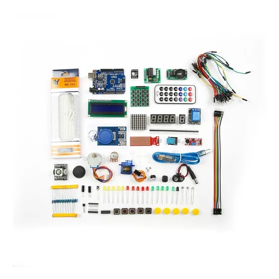 Kit Avançado Placa Uno Compatível Arduino Completo No Full