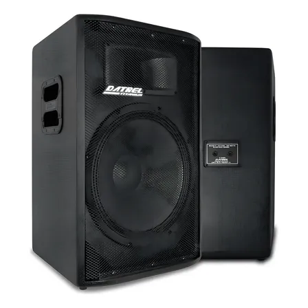 Caixa Som Passiva Falante 15 300w Rms Titanium Datrel Da15-300 Ti Preto