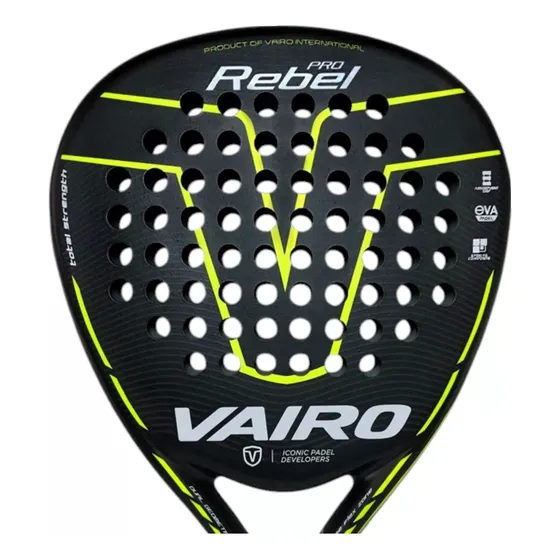Paleta De Padel Vairo Rebel Pro 2025 Paddle Profesional Eva