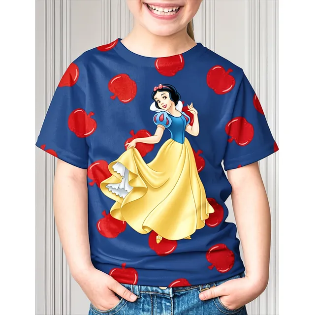 Camisa Camiseta Branca De Neve Princesa Desenho Filme