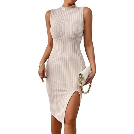 Vestido Dama De Vestir Casual Largo A Media Pierna