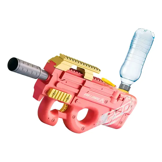 Pistola De Agua Automática Con Batería Recargable P90 