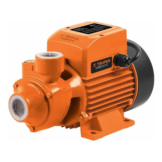 Bomba Agua Periférica de uso agrícola 1/2 HP Truper BOAP-1/2 altura máxima 45m
